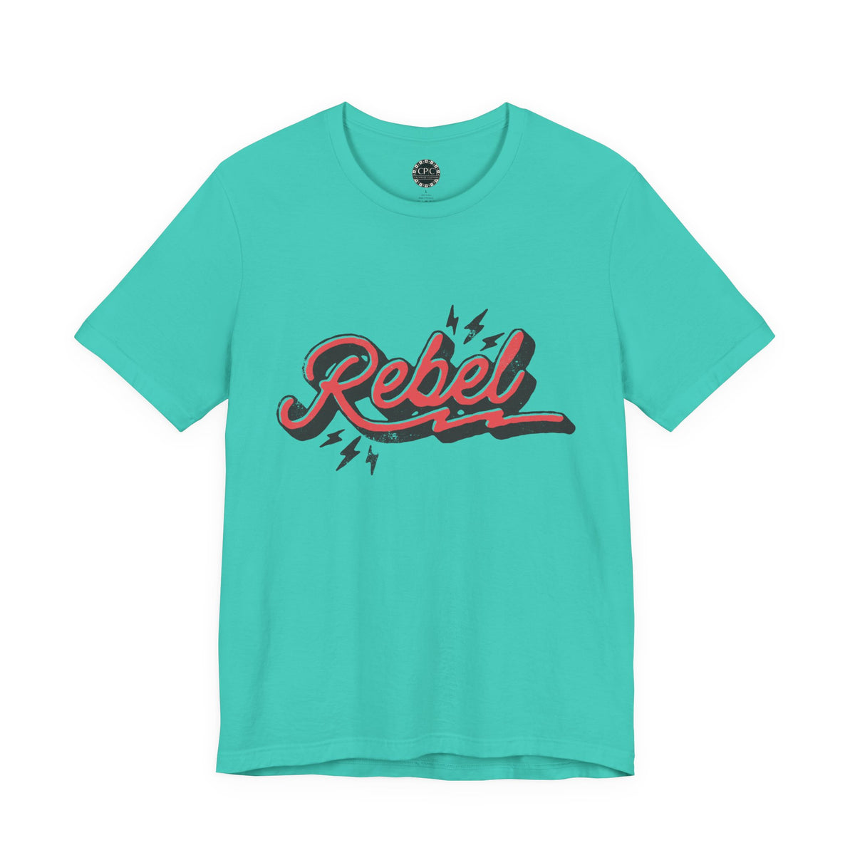 Punk Resurrected Collection - "Rebel" in Reverse, Double sided Graphic T‑Shirt - CaliPride Clothing