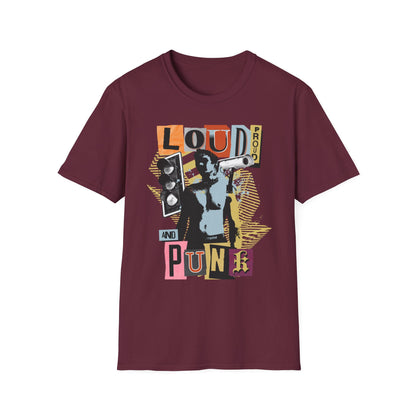 Punk - 'Loud Proud and Punk' Graphic T-Shirt
