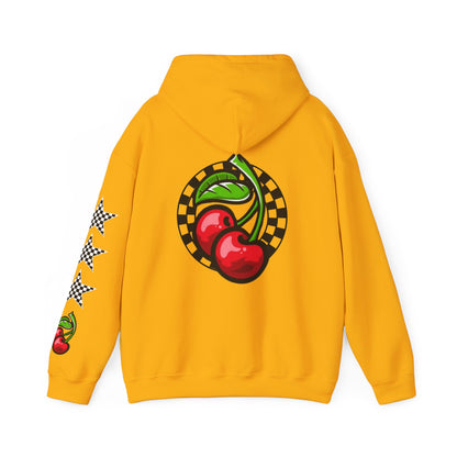 Cherries, Checkers, & Stars Graphic Hoodie | CaliPride Clothing