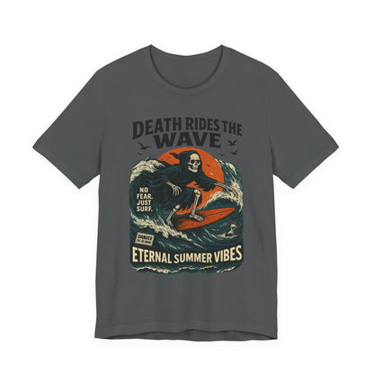 Urban Underground Collection - Death Rides the Wave Graphic T-Shirt - CaliPride Clothing