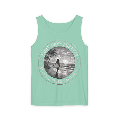 Surf & Beach Collection | Ocean Vibes Series - Surf Days Forever, Tank top - CaliPride Clothing