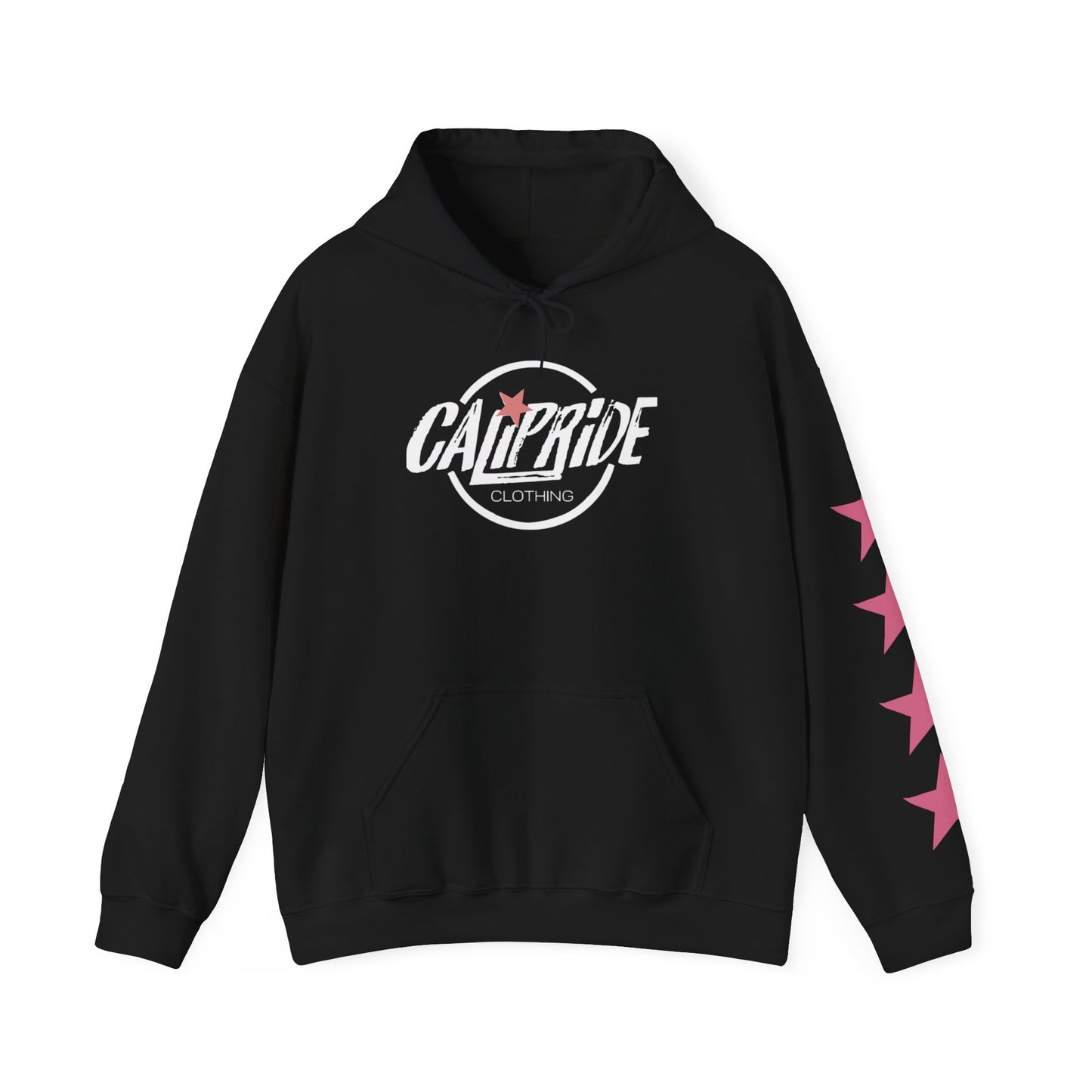 'West Coast Vibe' Hoodie, multicolor w Stars, Graphic Hoodie | CaliPride Clothing