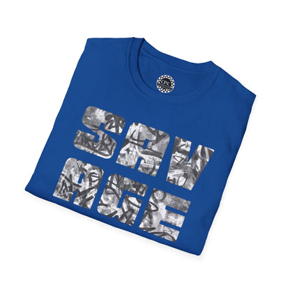 Urban Underground Collection | Savage Vibe Graffiti Block Series - Monochrome gray - CaliPride Clothing