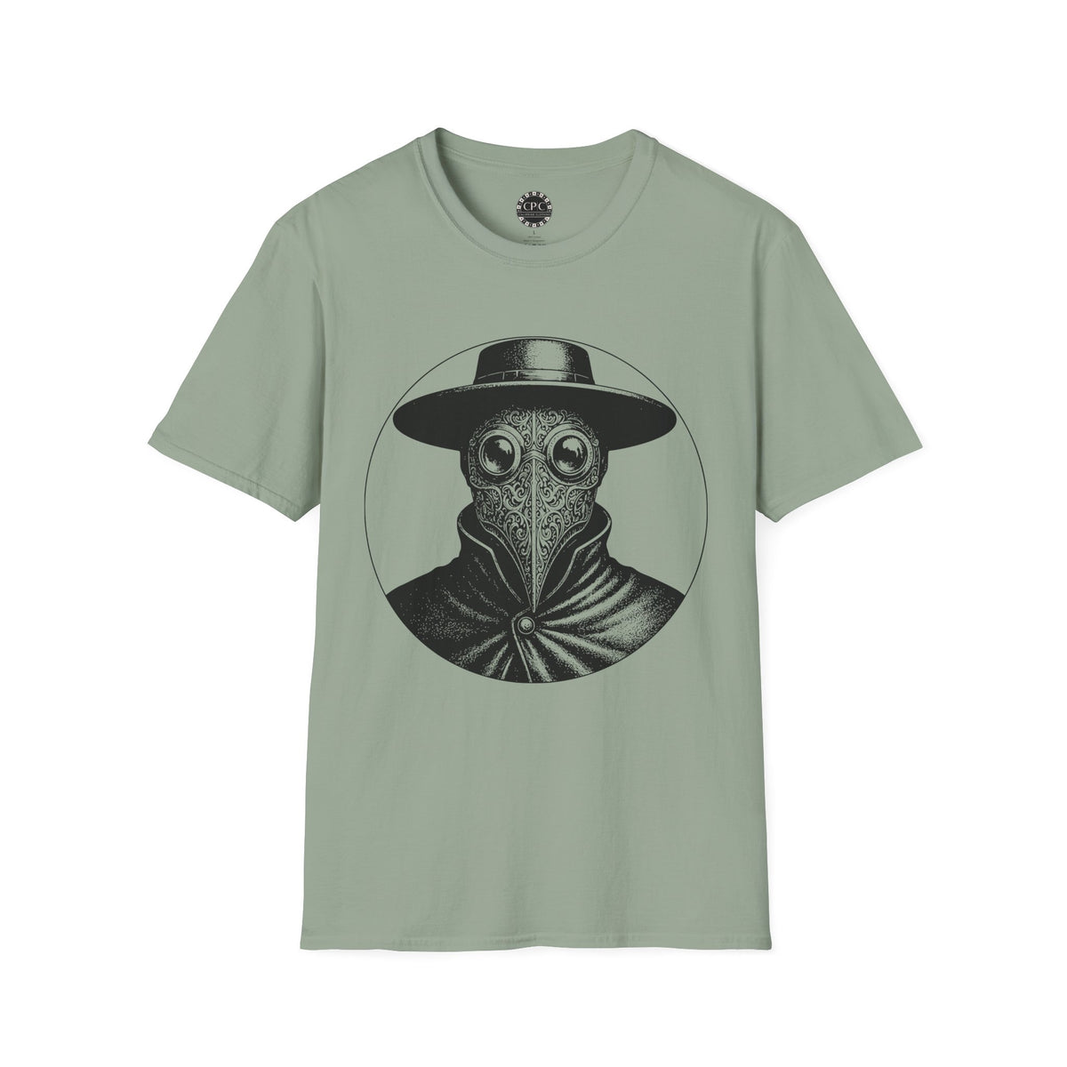 Pacific Works Collection - Vintage Plague Doctor Graphic Tee — CaliPride Clothing