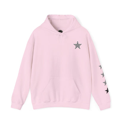 Urban Underground Collection | West Coast Vibe series - Checkered Sugar Skull & Stars Hoodie - CaliPride Clothing