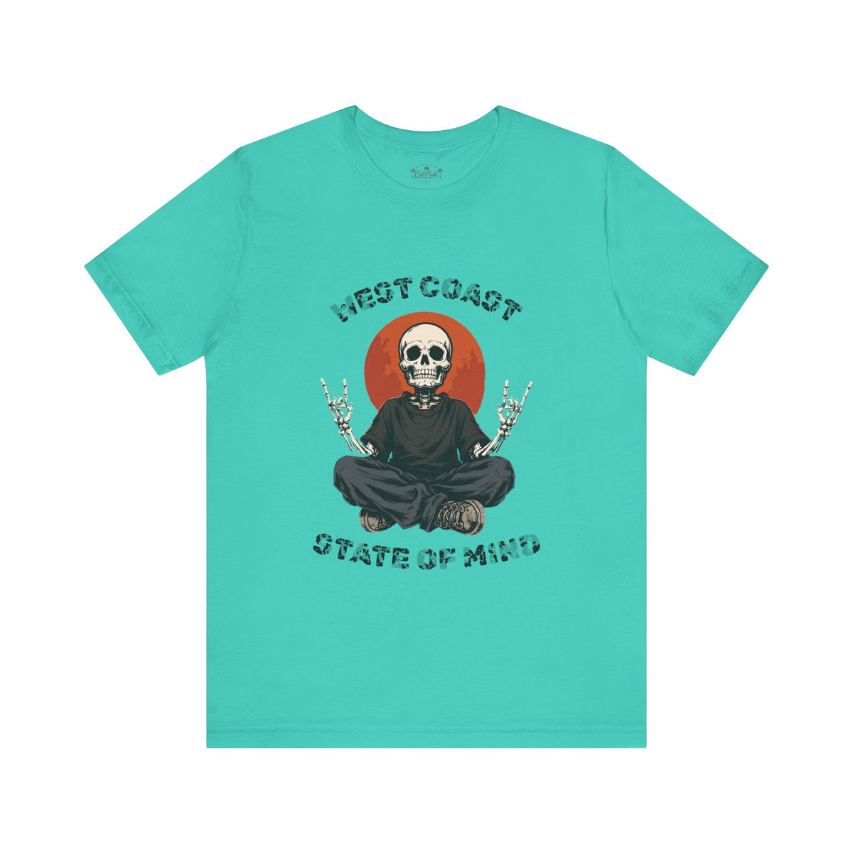 Skate & Surf Collection - Zen to the Bone, Vintage Skeleton Graphic T-Shirt — CaliPride Clothing