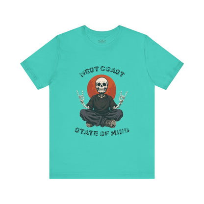 Skate & Surf Collection - Zen to the Bone, Vintage Skeleton Graphic T-Shirt — CaliPride Clothing