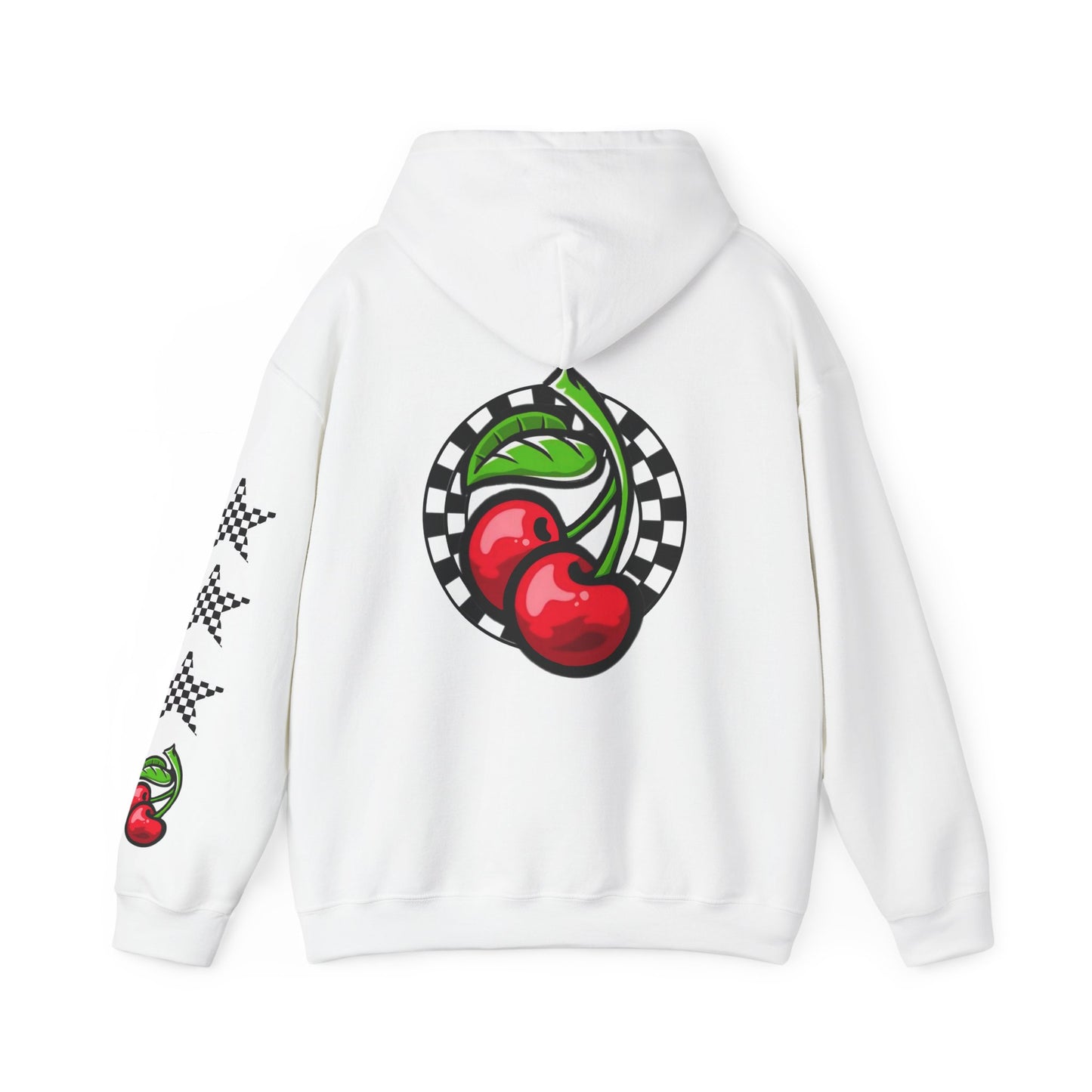 Cherries, Checkers, & Stars Graphic Hoodie | CaliPride Clothing