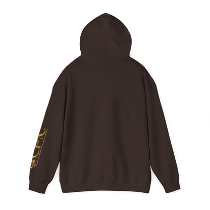 Urban Underground Collection | West Coast State of Mind series - Gold Drip Gangsta' Hoodie, Sugar Skull | CaliPride Clothing