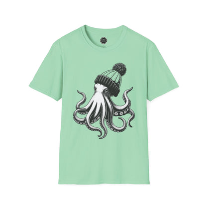 Pacific Works Collection - Hipster Octopus Graphic T-Shirt — CaliPride Clothing