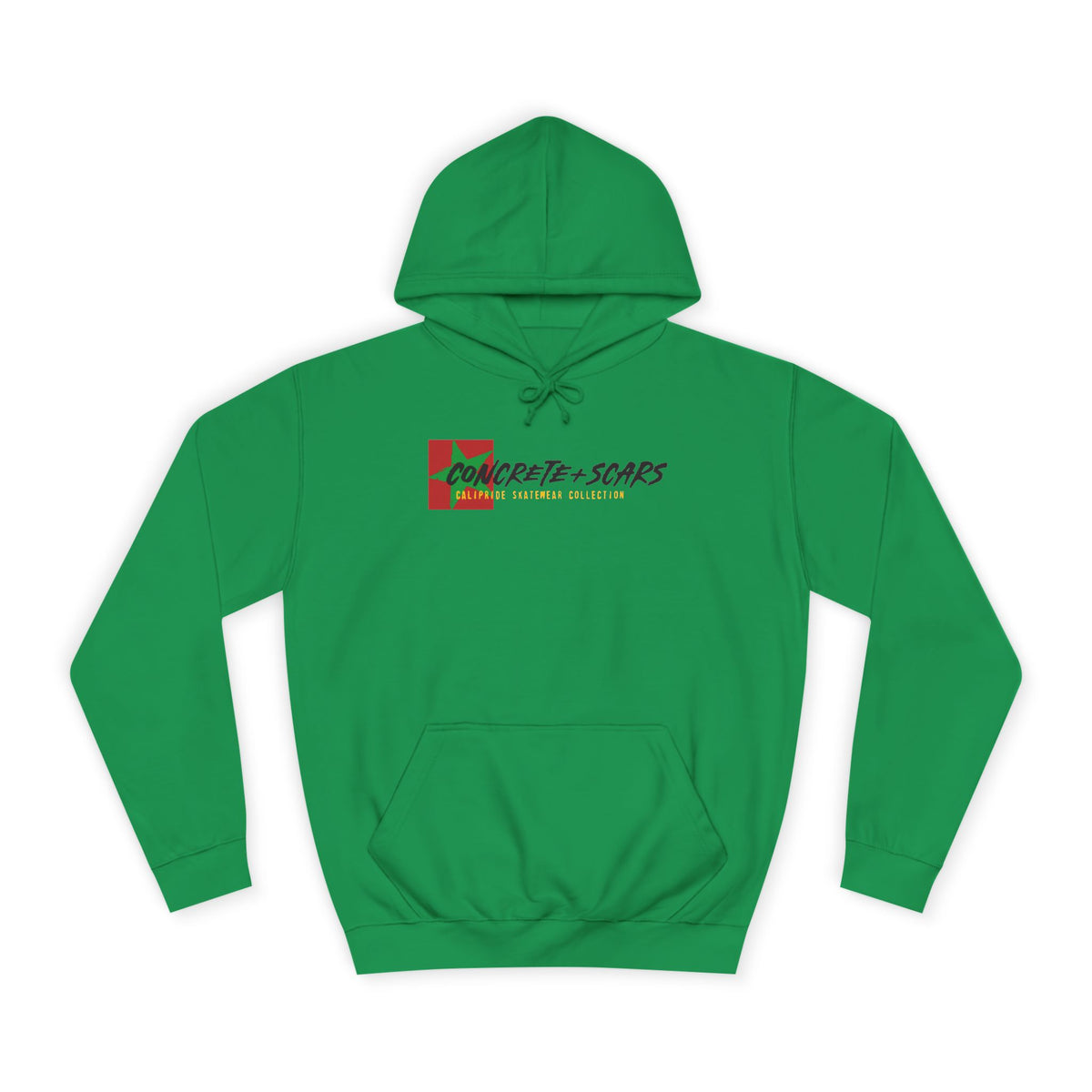 Concrete & Scars Skatewear Collection - C & S Signature Logo, Graphic Hoodie — CaliPride Clothing
