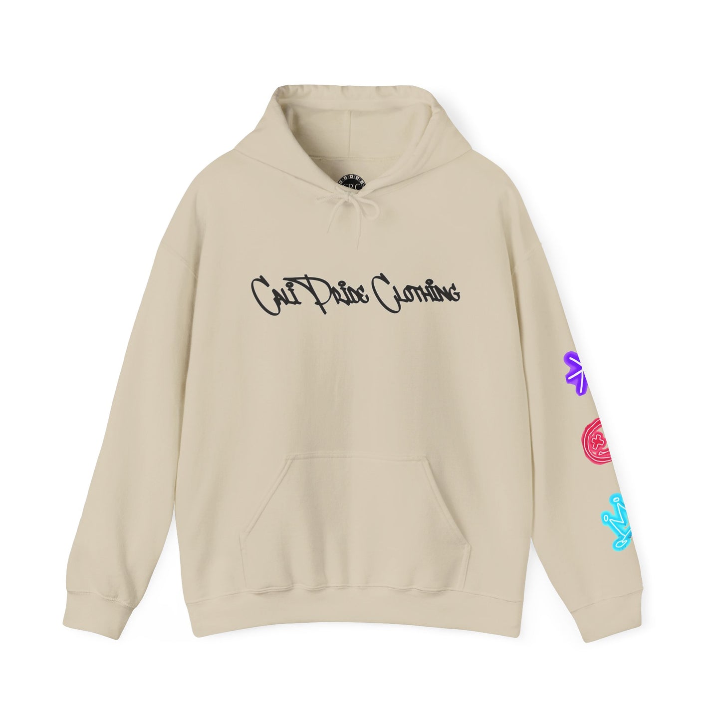 Skate & Surf Collection - Neon Skizzy Skater Graphic Hoodie, multiple colors | CaliPride Clothing