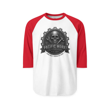 Pacific Works Collection - Raglan, Hand Built. Character Made. Signature Graphic Raglan Tee — CaliPride Clothing