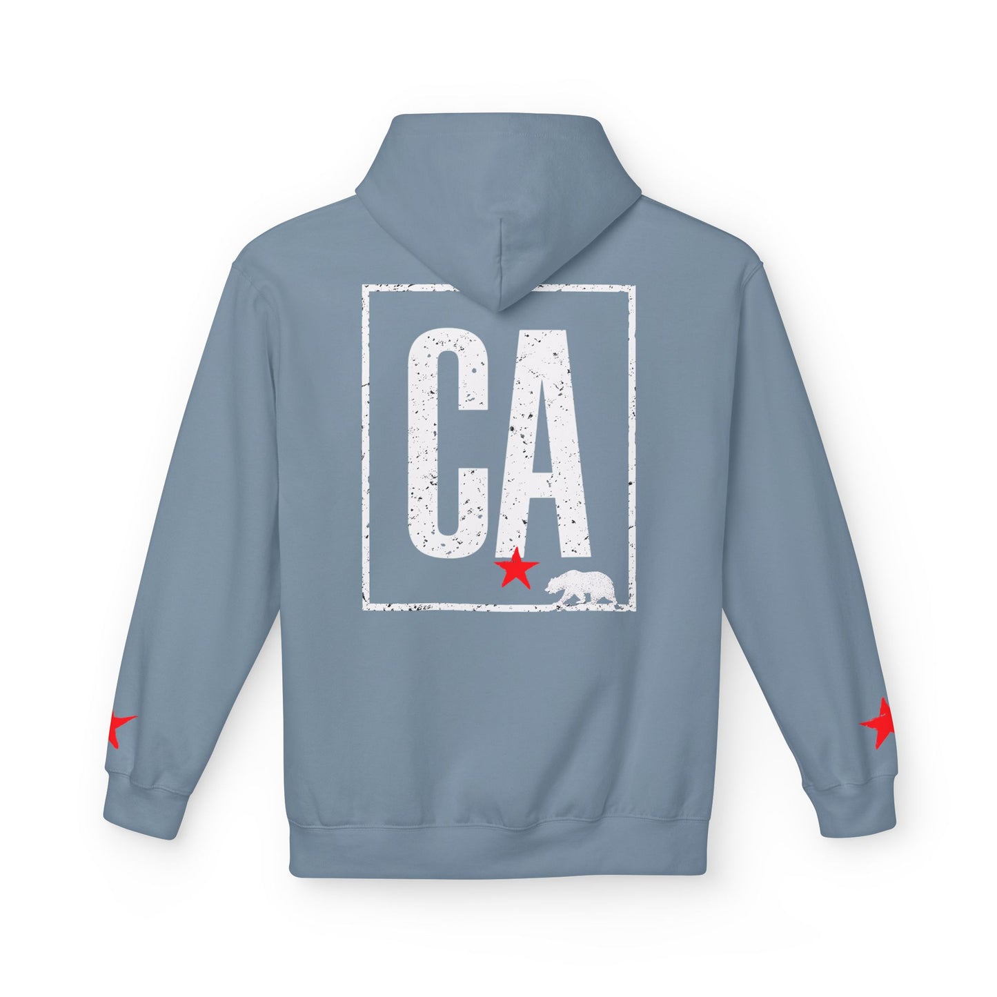 CA State Bear, Hoodie | CaliPride Clothing white logo