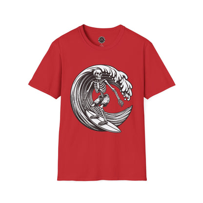 Surf & Beach Collection - Solo Swellen, Vintage Skeleton Graphic T-Shirt — CaliPride Clothing