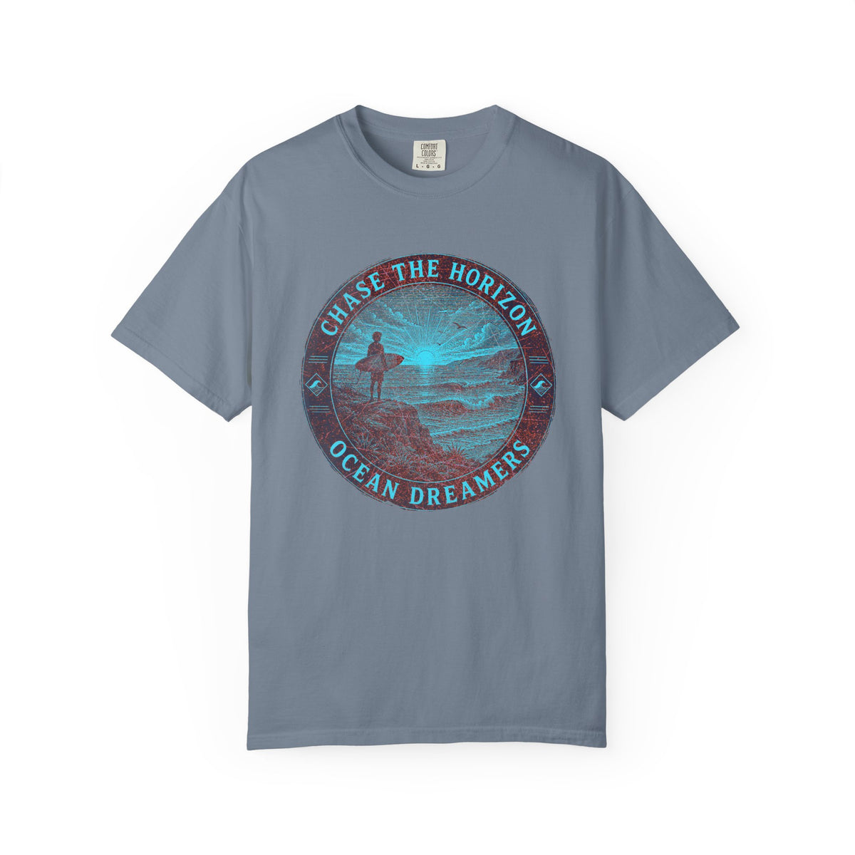 Surf & Beach Collection - Ocean Vibes Series, Chase the Horizon, T-shirt - CaliPride Clothing