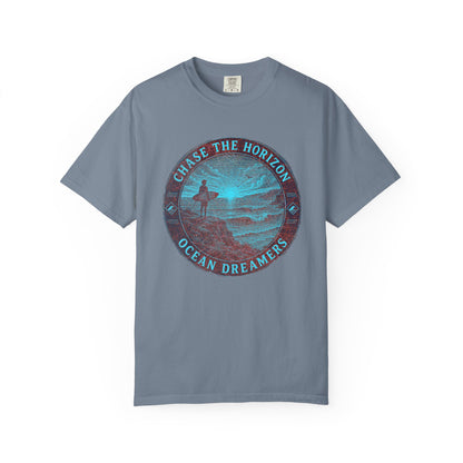 Surf & Beach Collection - Ocean Vibes Series, Chase the Horizon, T-shirt - CaliPride Clothing