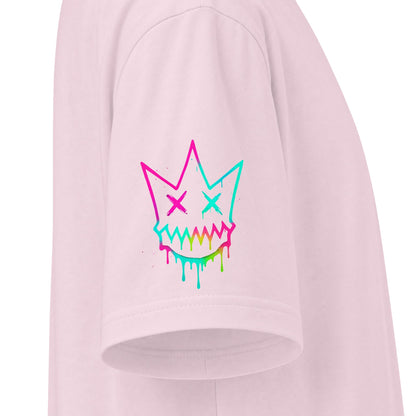 Urban Underground Collection - Neon Drip, Crown Face, Graphic 4-way T Shirt - CaliPride Clothing
