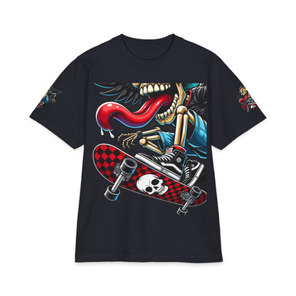 Urban Underground Collection - Neon Drip, Tongue Out, Graphic 4-way T Shirt - CaliPride Clothing