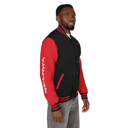 Urban Underground Collection - Savage Vibe, Bone Drop Graphic Letterman Jacket | CaliPride Clothing