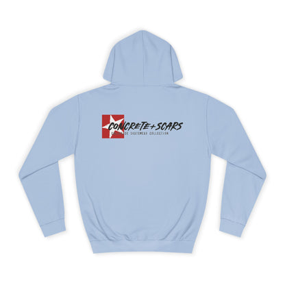Concrete & Scars Skatewear Collection - C & S Signature Logo, Graphic Hoodie — CaliPride Clothing