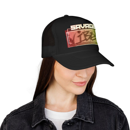 Urban Underground Collection - Bold & Big Color Vibes, Savage Vibe Foam Trucker Hat – DFT printing