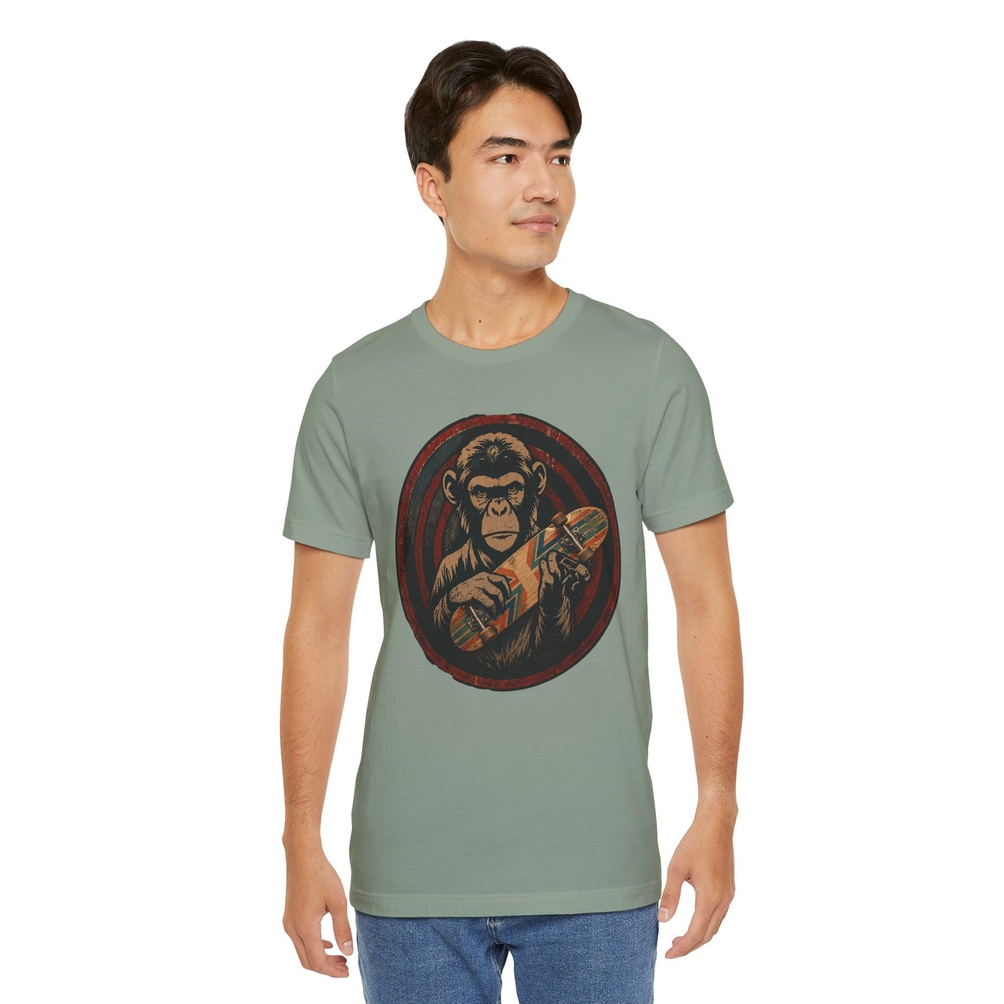 Skate & Surf Collection - Chimpin' Around, Graphic T-Shirt - CaliPride Clothing