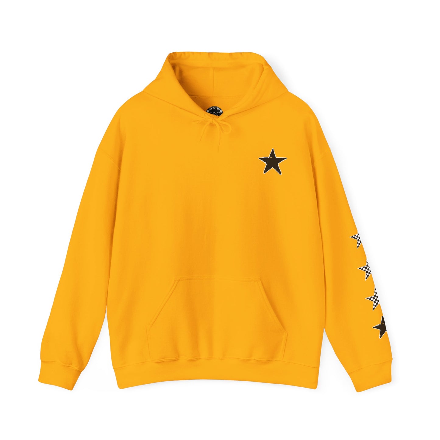 Urban Underground Collection | West Coast Vibe series - Checkered Sugar Skull & Stars Hoodie - CaliPride Clothing