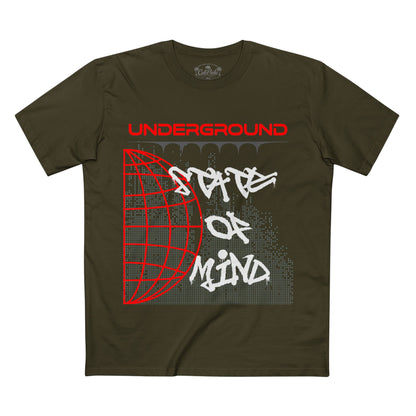 Urban Underground Collection - Underground State of Mind, Graphic T Shirt — CaliPride Clothing