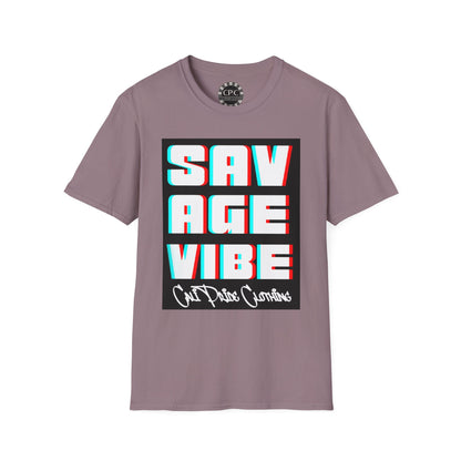 "Savage Vibe Graffiti Block" Series, 3D Anaglyph T Shirt — CaliPride Clothing
