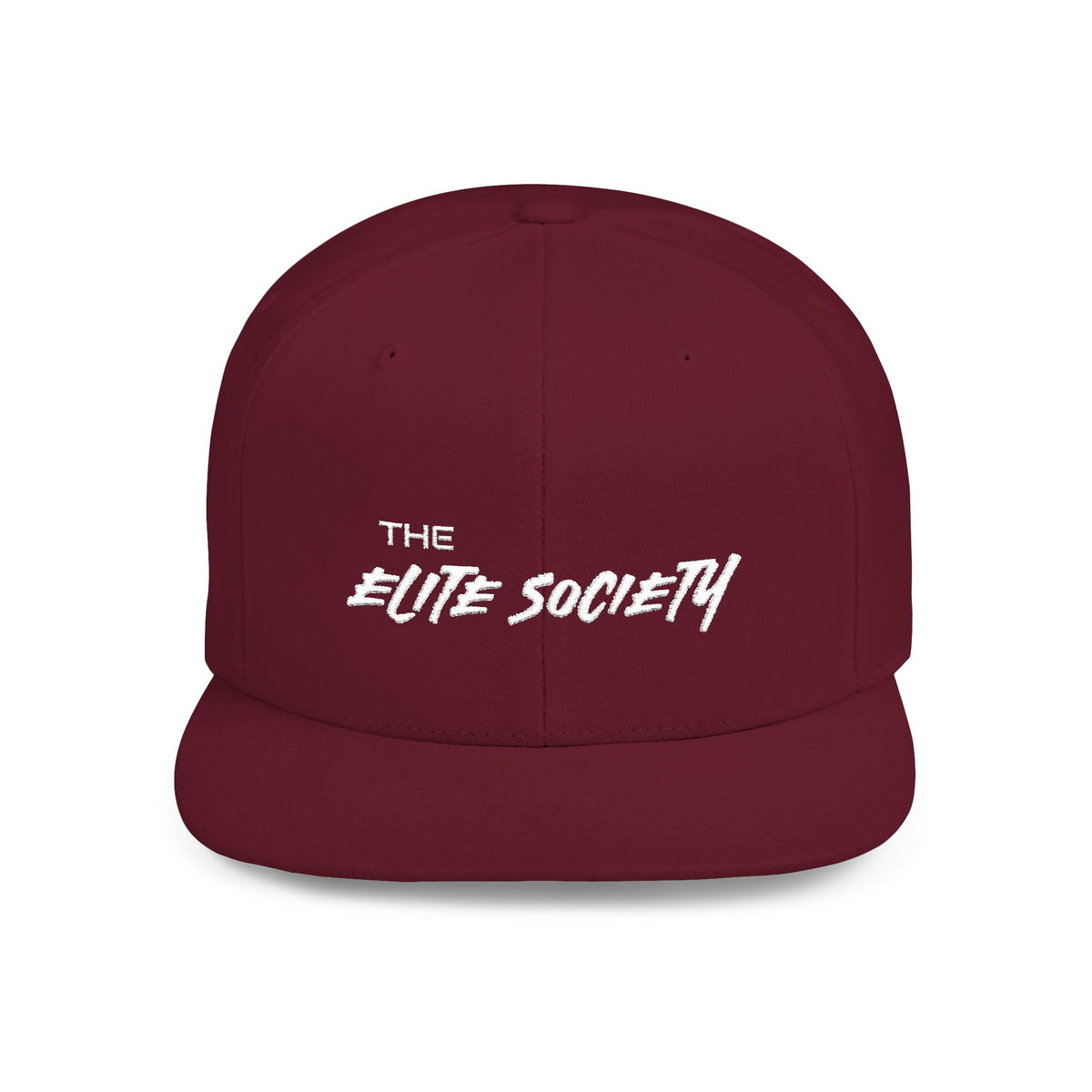 The Elite Collection - Elite Society, Flat Bill Snapback Hat, Embroidered - CaliPride Clothing