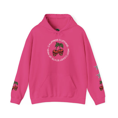 Skate & Surf Collection - Angry Cherry, Graphic Hoodie | CaliPride Clothing