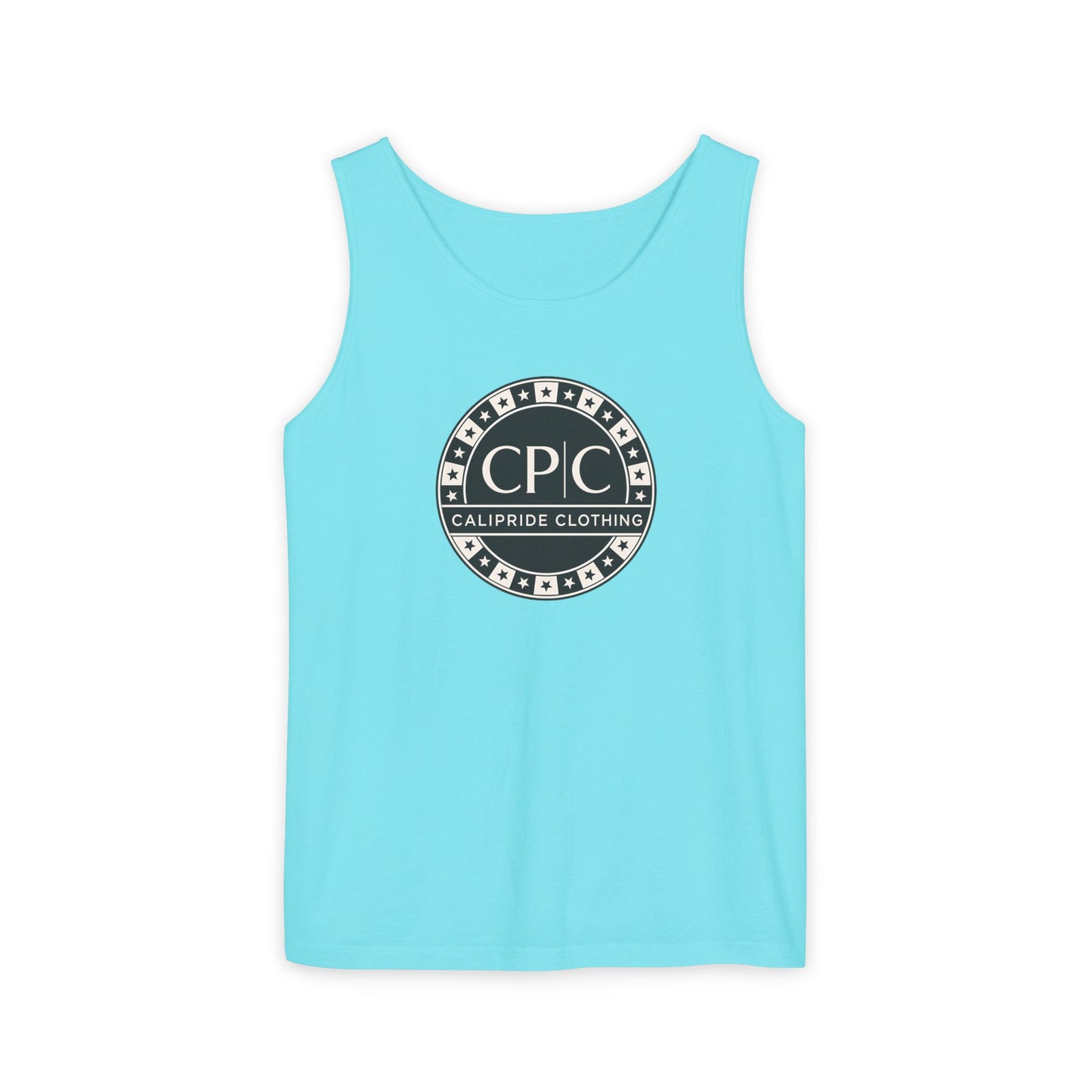 Surf & Beach Collection - Iconic CaliPride Clothing Signature Logo, Tank Top - CaliPride Clothing