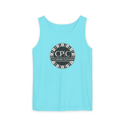 Surf & Beach Collection - Iconic CaliPride Clothing Signature Logo, Tank Top - CaliPride Clothing