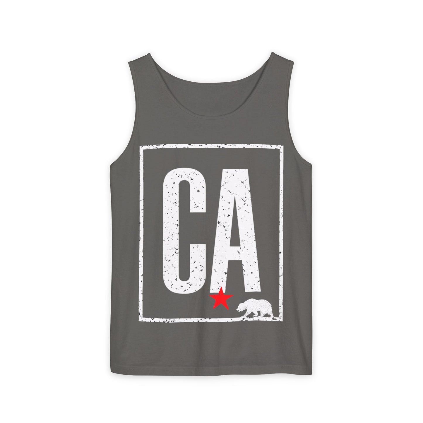 CA State Bear Tank Top | CaliPride Clothing