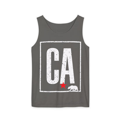 CA State Bear Tank Top | CaliPride Clothing
