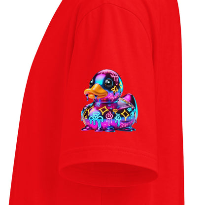 Urban Underground Collection - Neon Drip, Rub'a Ducky, Graphic 4-way T Shirt - CaliPride Clothing