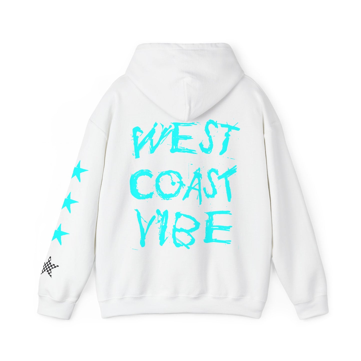 Urban Underground Collection | West Coast Vibe series - Graphic & Stars Hoodie - CaliPride Clothing