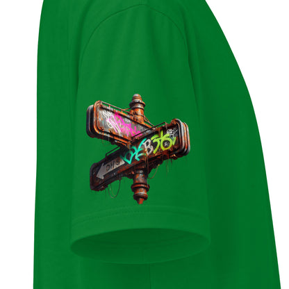 Urban Underground Collection - Neon Drip, Skateboard, Graphic 4-way T Shirt - CaliPride Clothing