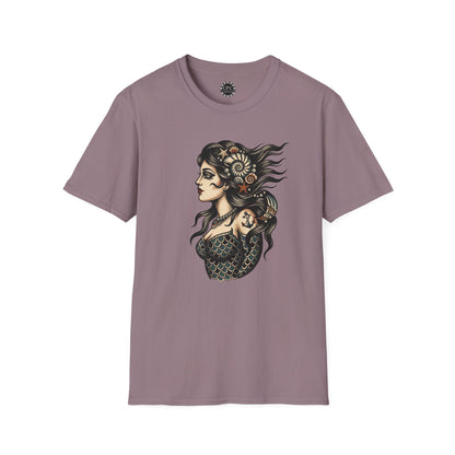 Pacific Works Collection - Vintage Mermaid Graphic T-Shirt — CaliPride Clothing