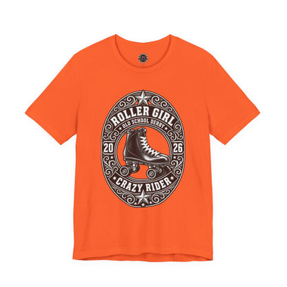 Punk Resurrected Collection - Roller Girl Crazy Rider, Graphic T-shirt | CaliPride Clothing