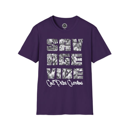 Savage Vibe Graffiti Block, Monochrome gray - CaliPride Clothing