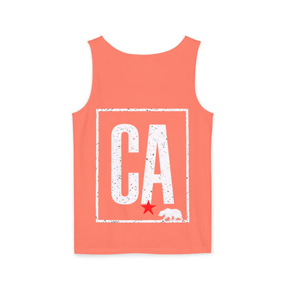 Surf & Beach Collection - CA State Bear, Tank Top | CaliPride Clothing