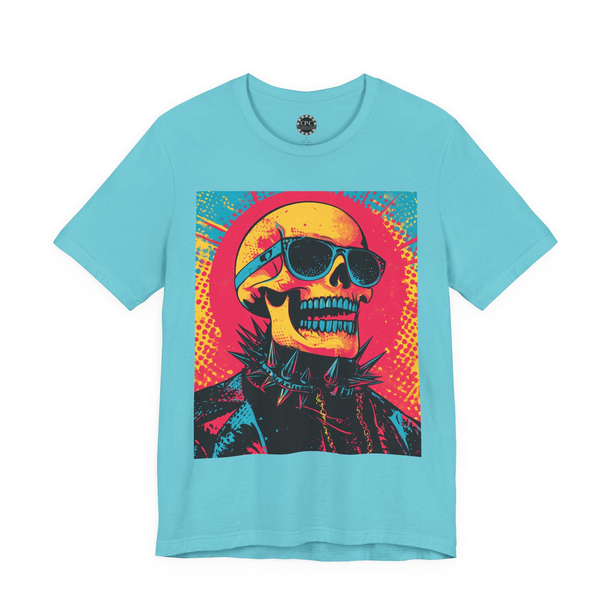 Punk Resurrected Collection - Blue Toothed Punk, Retro Graphic T - Shirt - CaliPride Clothing