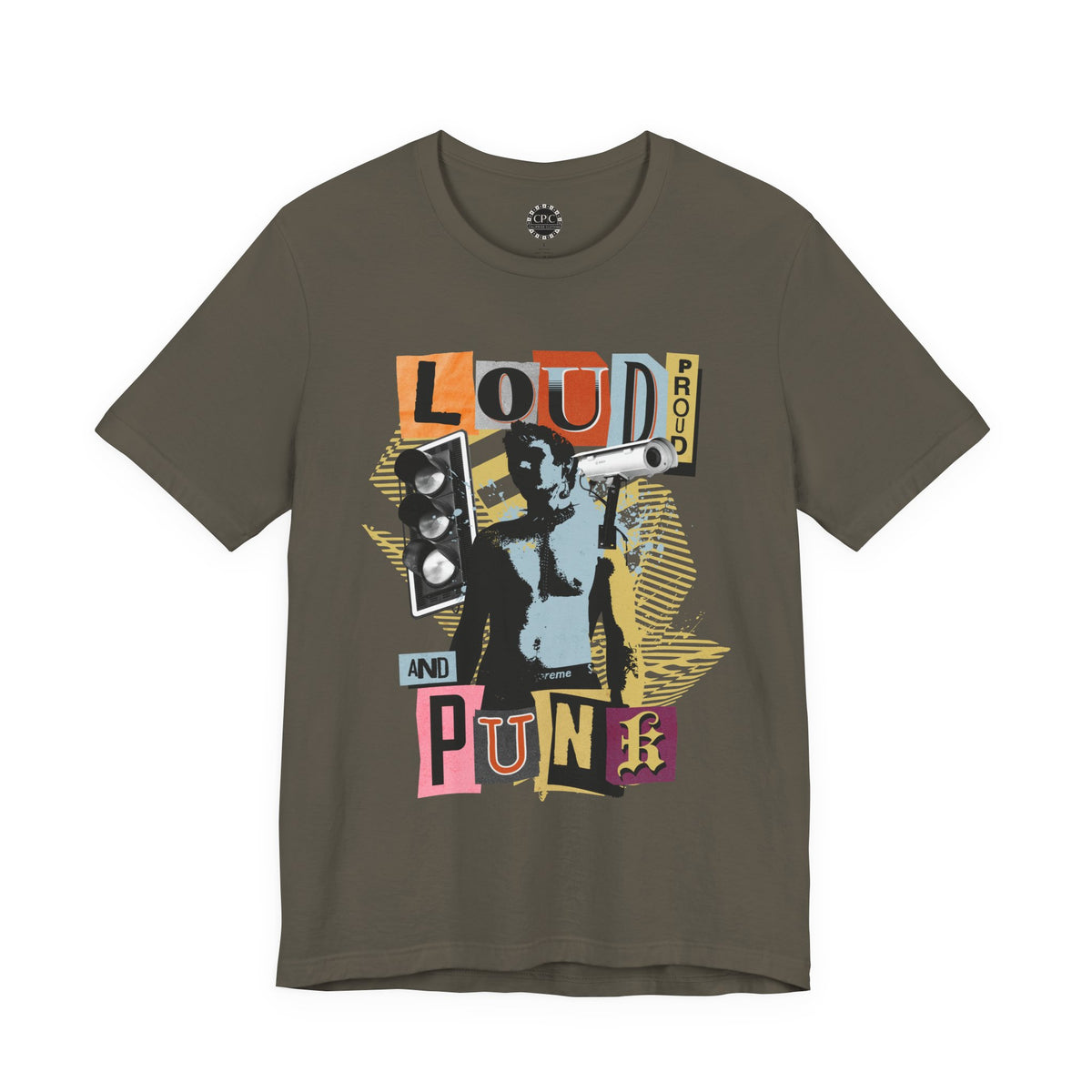 Punk Resurrected Collection - 'Loud Proud and Punk' Graphic T-Shirt - CaliPride Clothing