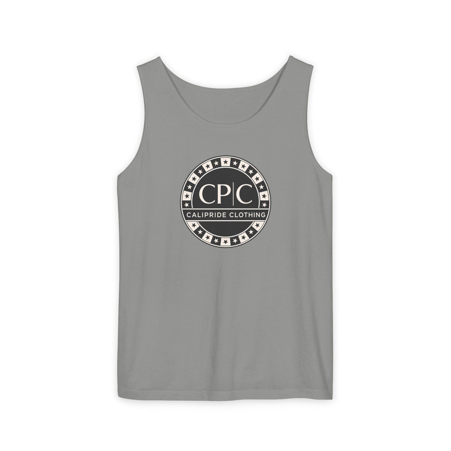 Surf & Beach Collection - Iconic CaliPride Clothing Signature Logo, Tank Top - CaliPride Clothing