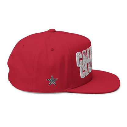 Skate & Surf Collection - CaliPride Clothing Stamp, Flat Bill Snapback, Embroidered - CaliPride Clothing