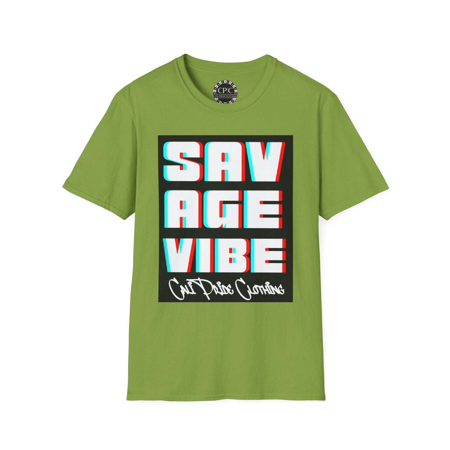 "Savage Vibe Graffiti Block" Series, 3D Anaglyph T Shirt — CaliPride Clothing