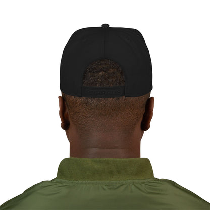 Pacific Works Collection - Signature Logo, Offset, Flat Bill Snapback Hat — CaliPride Clothing