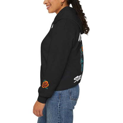 Urban Underground Collection | West Coast State of Mind - Floral & Turquoise Sugar Skull Hoodie | CaliPride Clothing